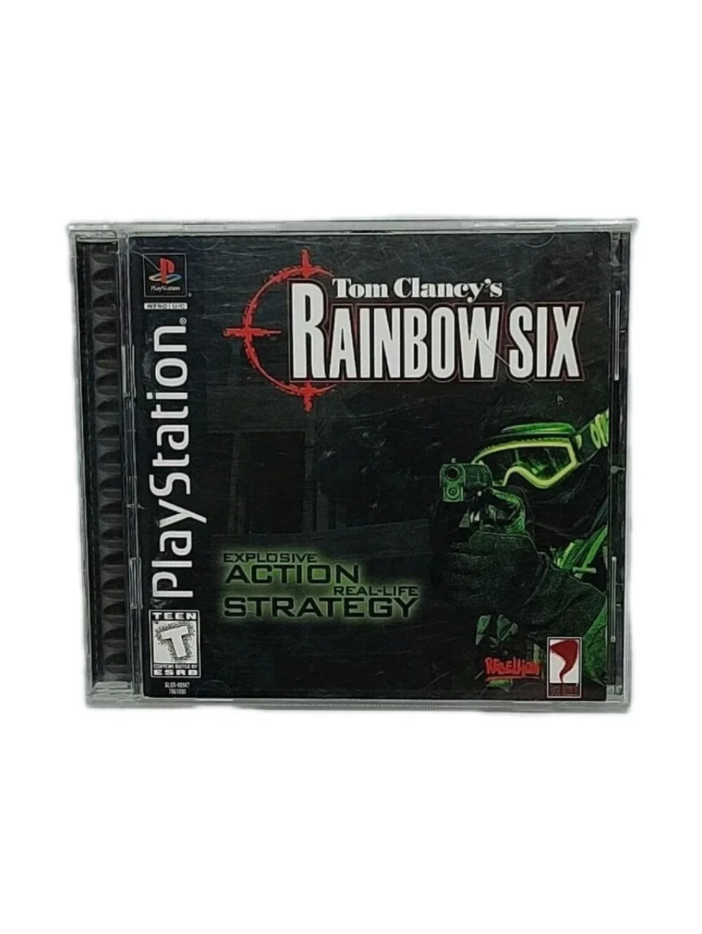 VTG Tom Clancy's Rainbow Six Original Sony PlayStation 1 Black label Edition PS1